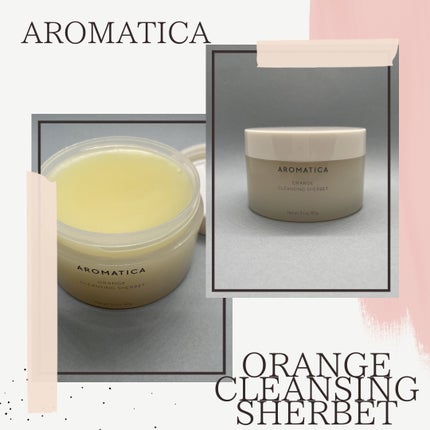 オレンジクレンジングシャーベット/AROMATICA/クレンジングバームを使ったクチコミ(1枚目)