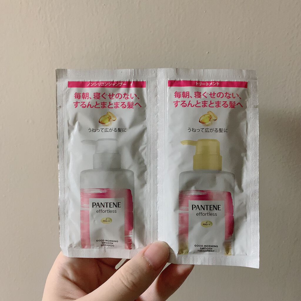 パンテーン エフォートレス グッドモーニング スムース シャンプー/トリートメント/パンテーン/市販シャンプーを使ったクチコミ(1枚目)