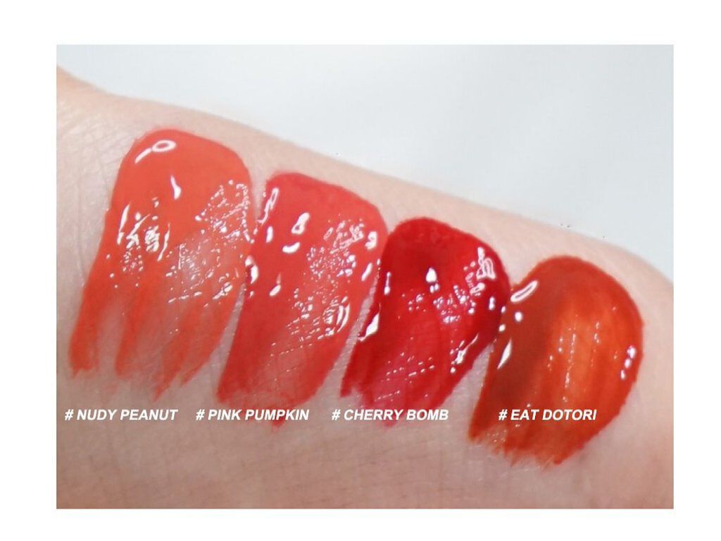 ジューシーラスティングティント/rom&nd/リップティントを使ったクチコミ（2枚目）