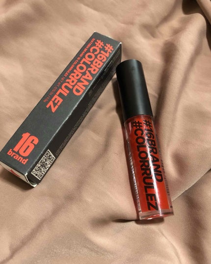 COLORRULEZ/16BRAND/リップグロスを使ったクチコミ(1枚目)