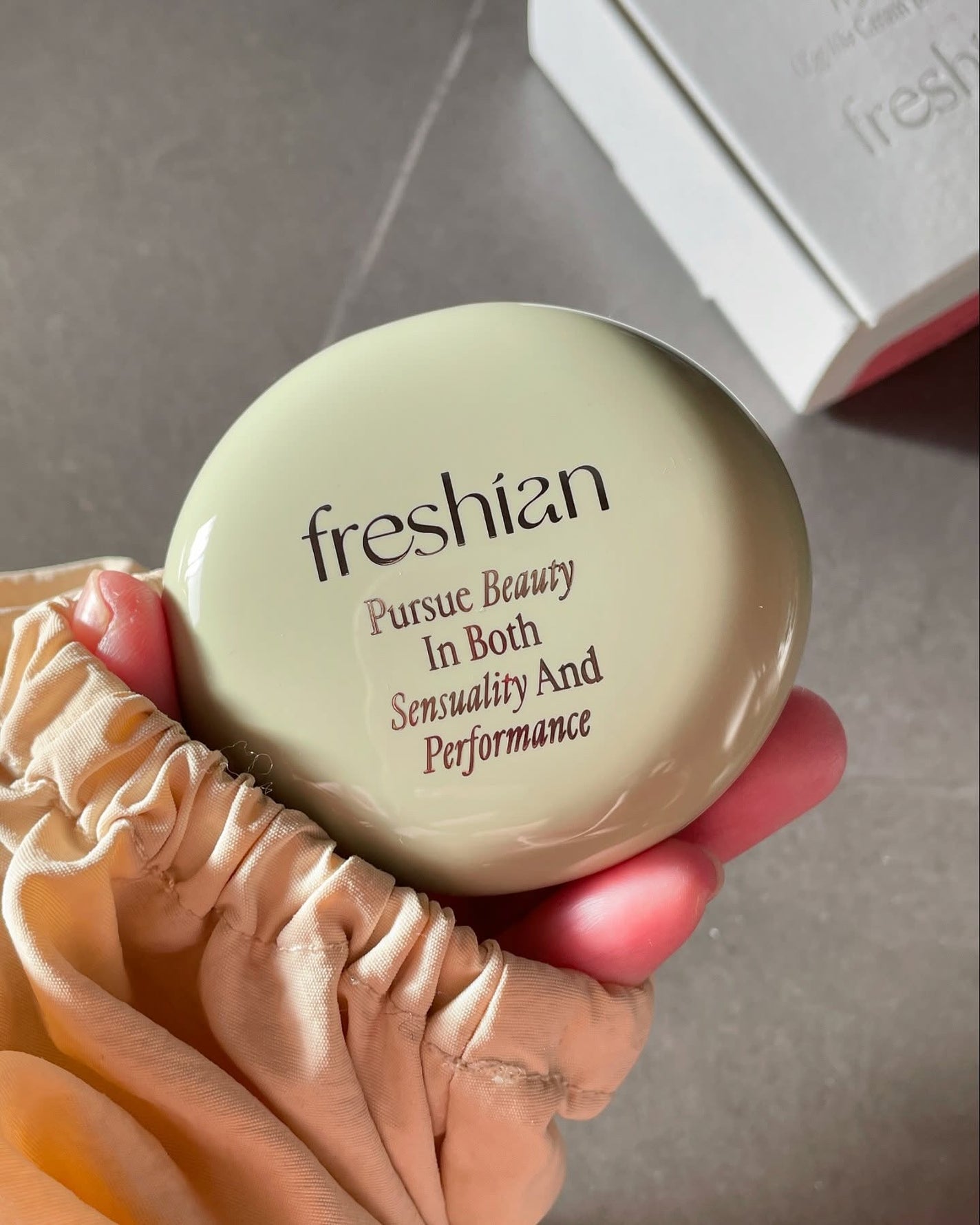 エッグライククリームブラッシャー/freshian/ジェル・クリームチークを使ったクチコミ(2枚目)