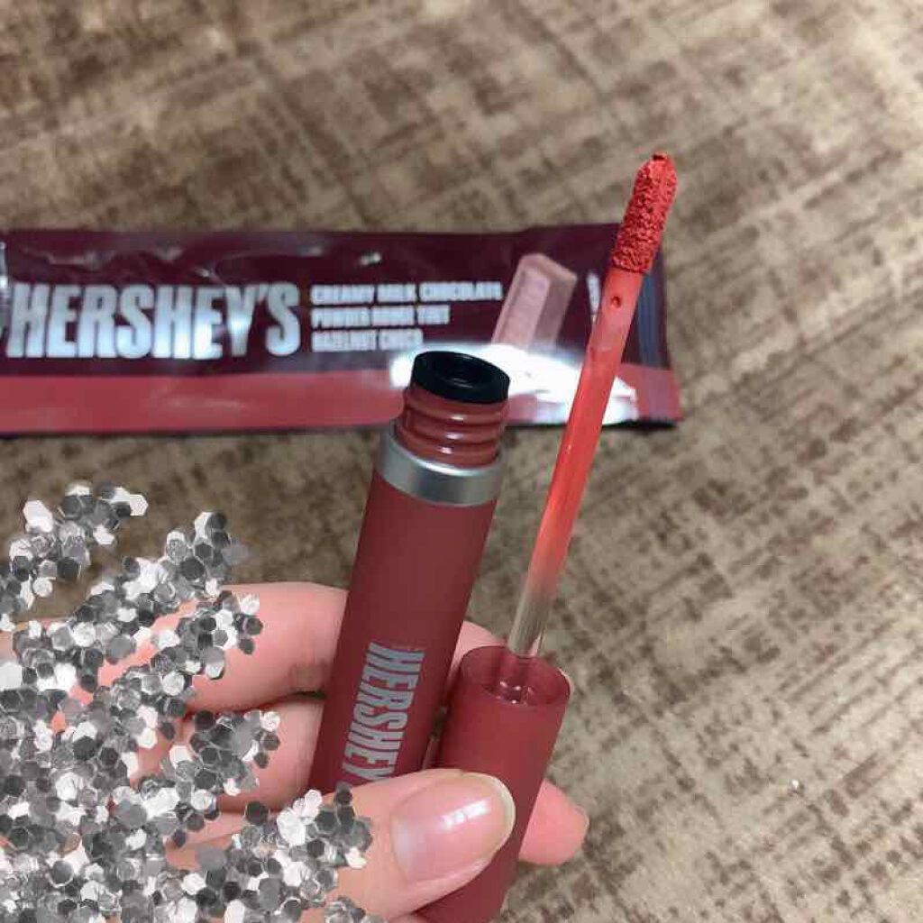 ハーシー パウダールージュティント/ETUDE/口紅を使ったクチコミ(4枚目)