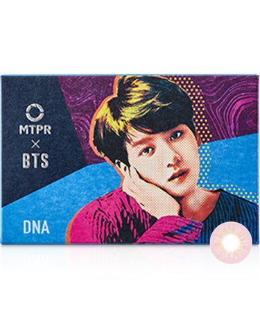 BTS DNA & IDOL Lens-1MONTH [DNA LINE] パッケージデザイン(グク)