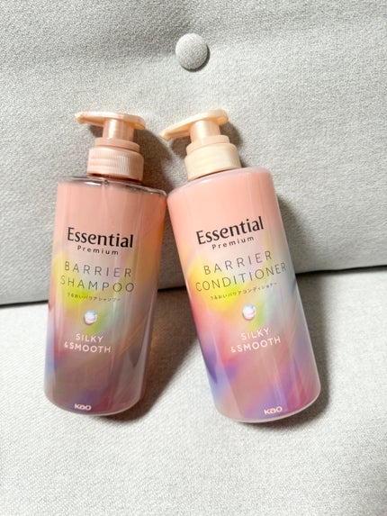 エッセンシャルプレミアム バリアシャンプー・コンディショナー シルキー&スムース/エッセンシャル/市販シャンプーを使ったクチコミ(1枚目)