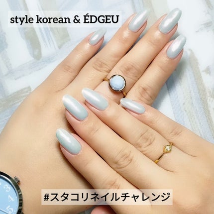 EDGEU ジェルネイルシール/EDGEU/ネイルシールを使ったクチコミ(1枚目)