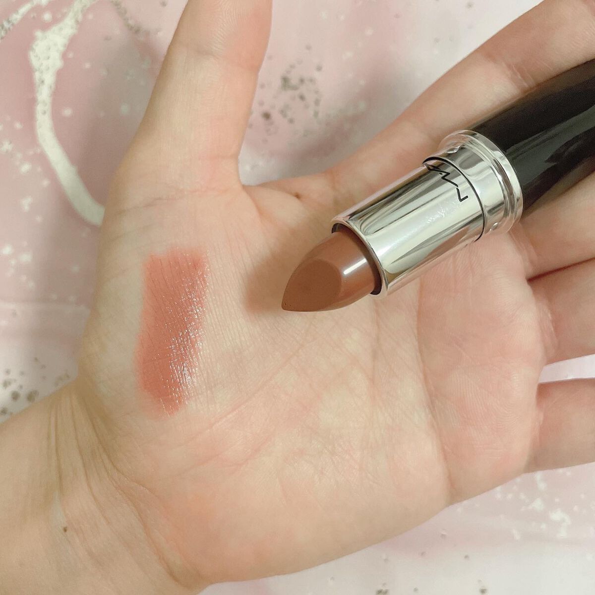 ラスターガラス リップスティック/M・A・C/口紅を使ったクチコミ(3枚目)