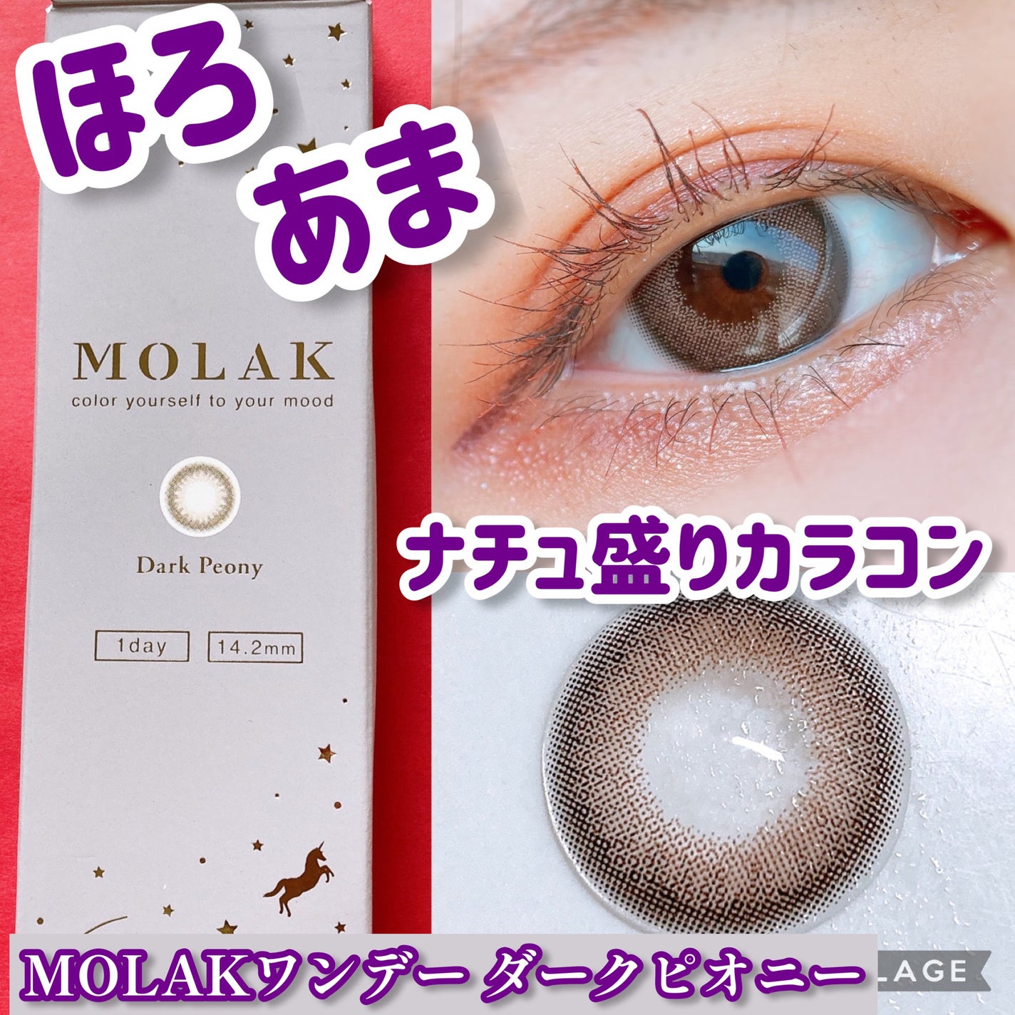 MOLAK 1day/MOLAK/ワンデー(1DAY)カラコンを使ったクチコミ(1枚目)