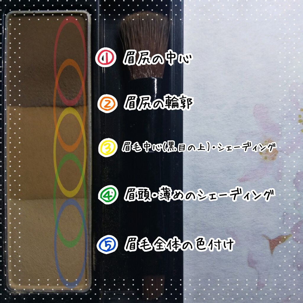 ケイト デザイニングアイブロウ3D/KATE/パウダーアイブロウを使ったクチコミ（3枚目）