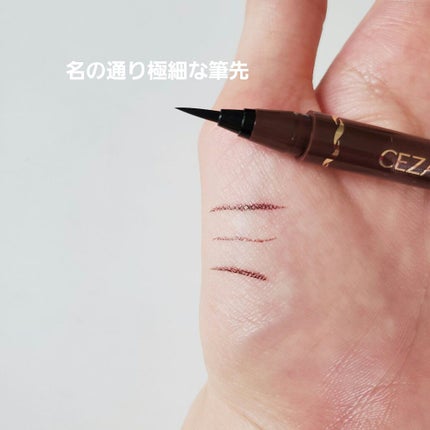 極細 アイライナーR/CEZANNE/リキッドアイライナーを使ったクチコミ(2枚目)