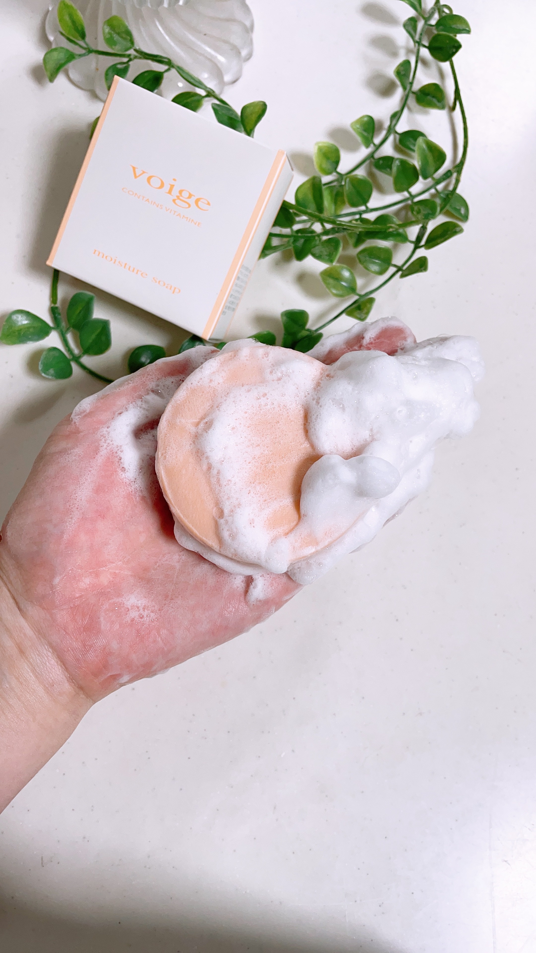 モイスチャーソープ/Voige/洗顔石鹸を使ったクチコミ（2枚目）