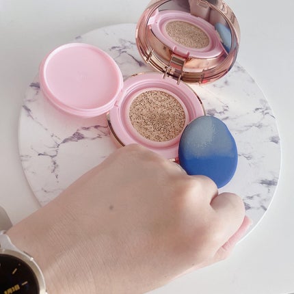 ピンクティーツリーカバープライマークッション/APLIN/クッションファンデーションを使ったクチコミ(4枚目)