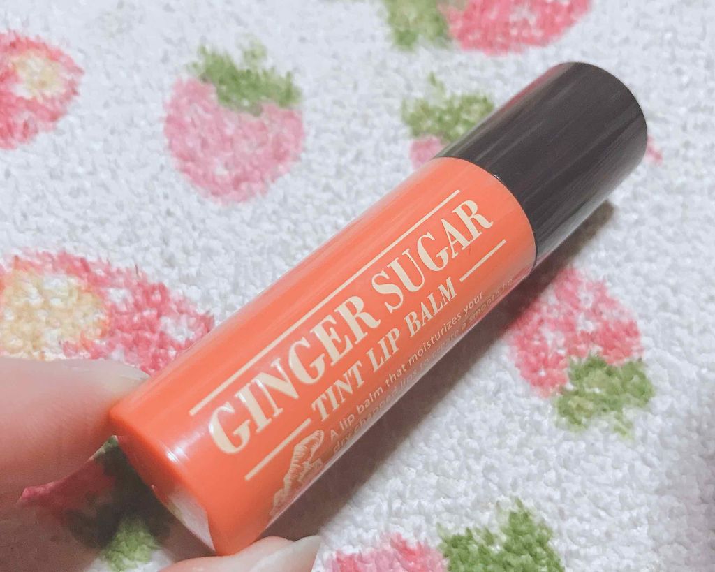 ジンジャーシュガー ティントリップバーム/ARITAUM/リップティントを使ったクチコミ（2枚目）