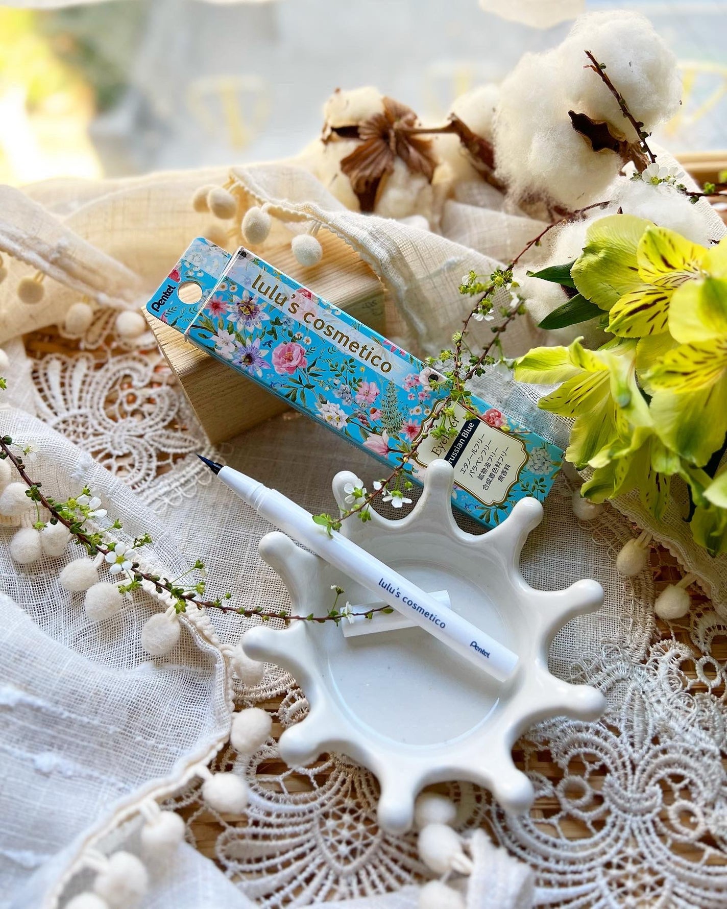 リキッドアイライナー/ルルズコスメティコ/リキッドアイライナーを使ったクチコミ(5枚目)