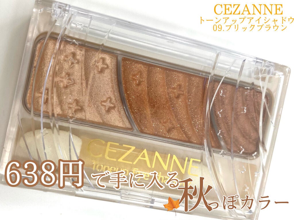 トーンアップアイシャドウ/CEZANNE/アイシャドウパレットを使ったクチコミ(1枚目)