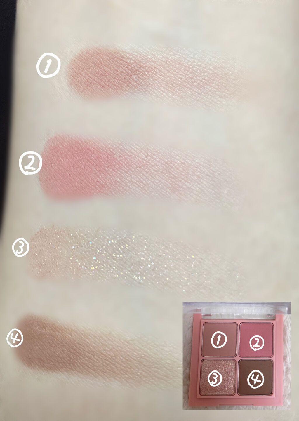 ベターザンアイズ/rom&nd/アイシャドウパレットを使ったクチコミ（2枚目）