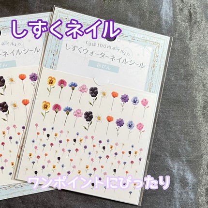 しずくウォーターネイルシール/キャンドゥ/ネイルシールを使ったクチコミ(1枚目)