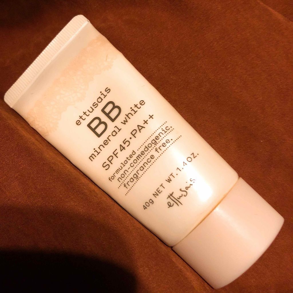 BBミネラルホワイト 10 明るい肌色/ettusais/BBクリームを使ったクチコミ（1枚目）