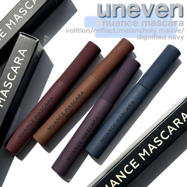 uneven ニュアンスマスカラのクチコミ「アニヴェンのカラーマスカラに
大人ラインが仲間入り！


◻️uneven
     ニュアン.....」（1枚目）