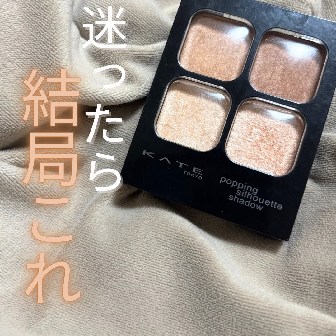 ケイト ポッピングシルエットシャドウ/KATE/アイシャドウパレットを使ったクチコミ(1枚目)