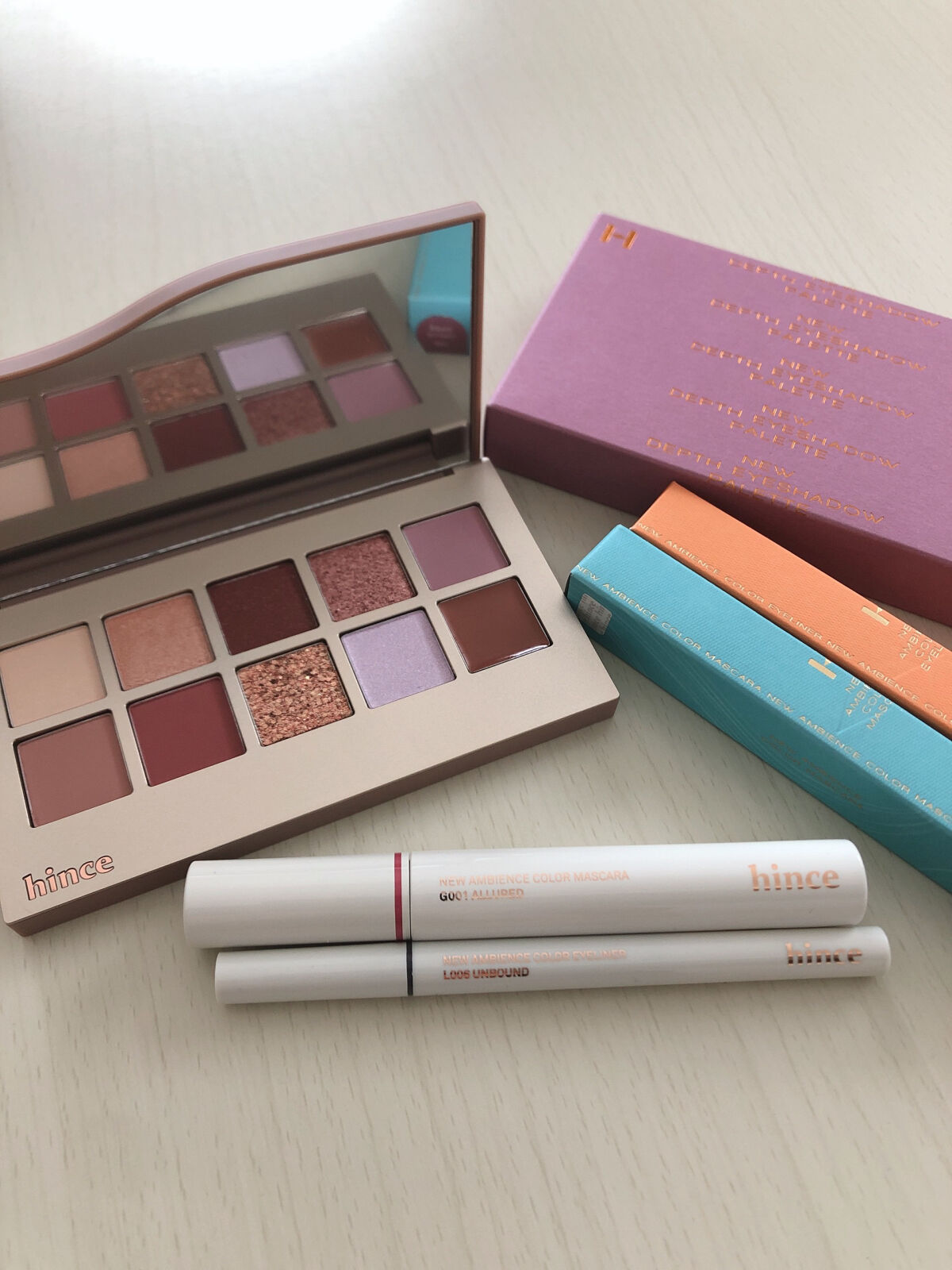 ニューデップスアイシャドウパレット/hince/アイシャドウパレットを使ったクチコミ（1枚目）