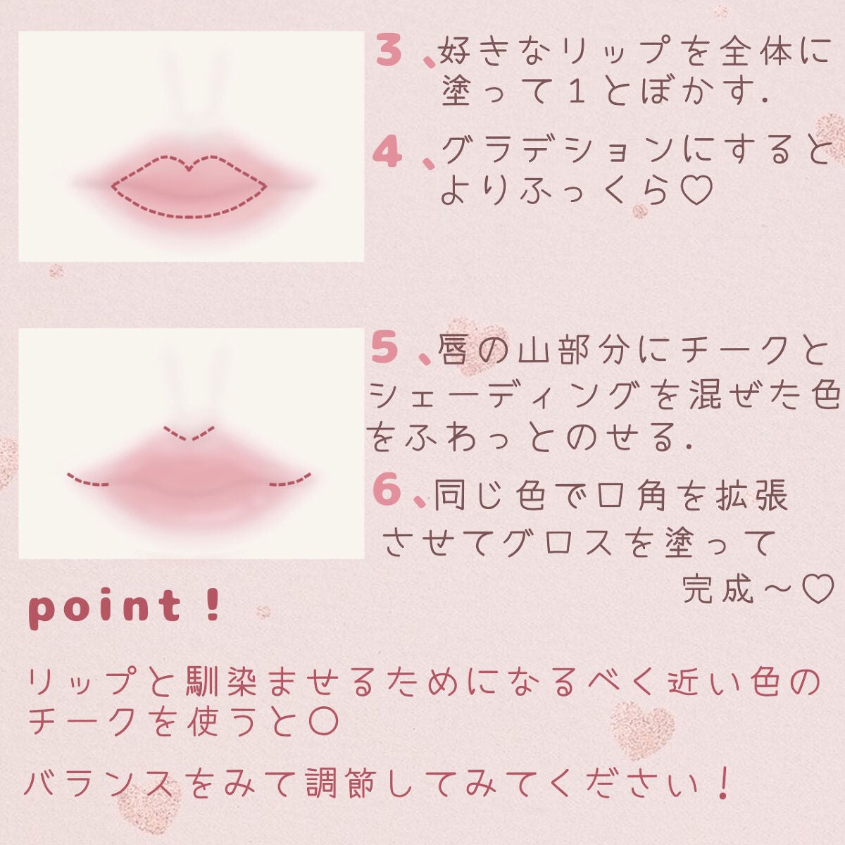 まふゆまる𓂃𓈒໒꒱𓏸 on LIPS 「中顔面短縮メイク徹底解説〜リップメイク編〜昨日に引き続き、今日..」(3枚目)