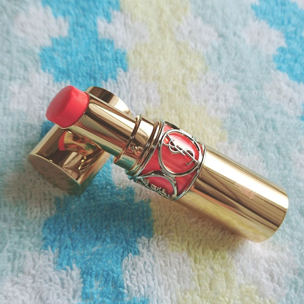 ルージュ ヴォリュプテ シャイン/YVES SAINT LAURENT BEAUTE/口紅を使ったクチコミ(4枚目)