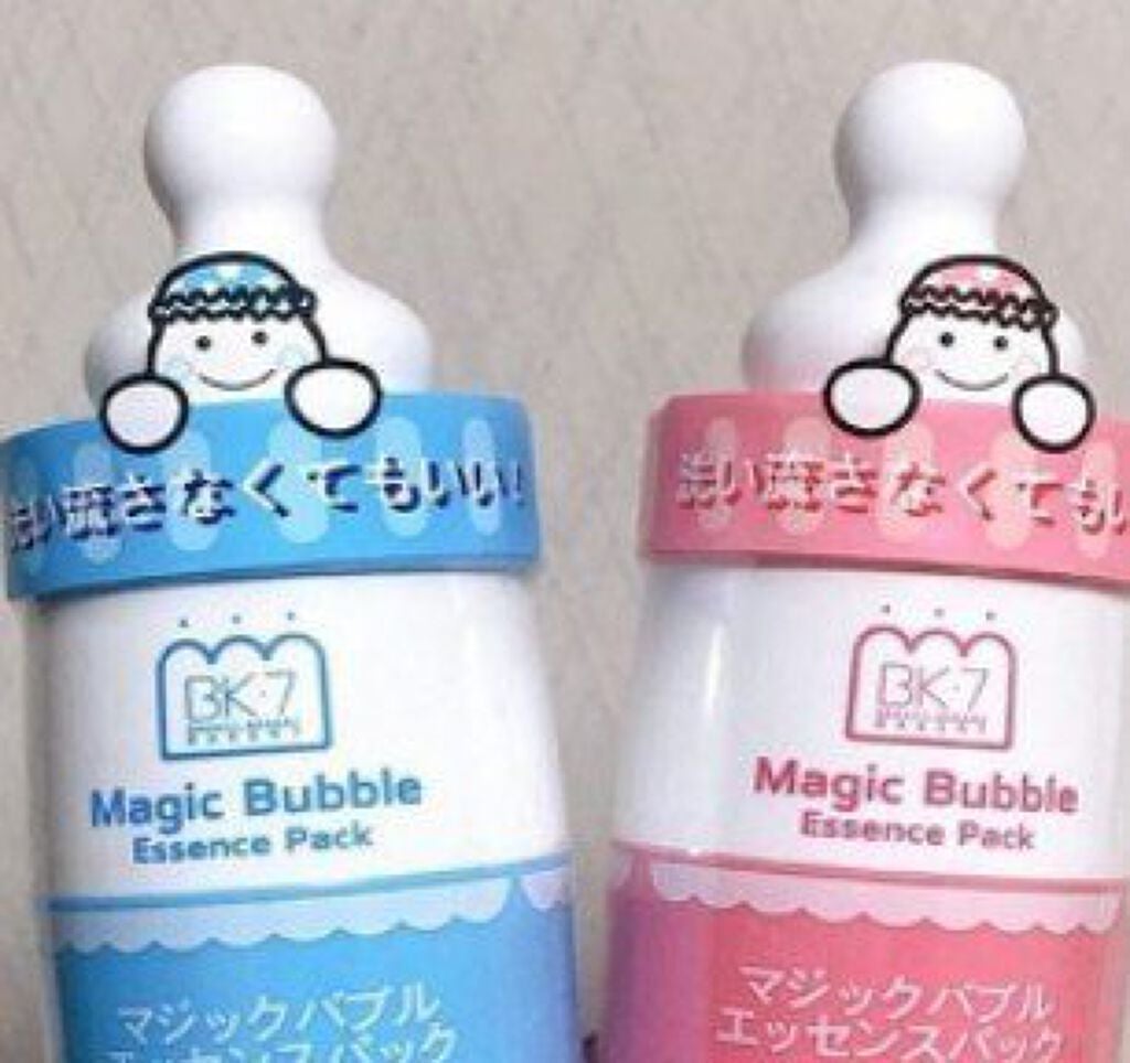マジックバブルエッセンスパック(ピンク) /BAKER7/洗い流すパック・マスクを使ったクチコミ(2枚目)