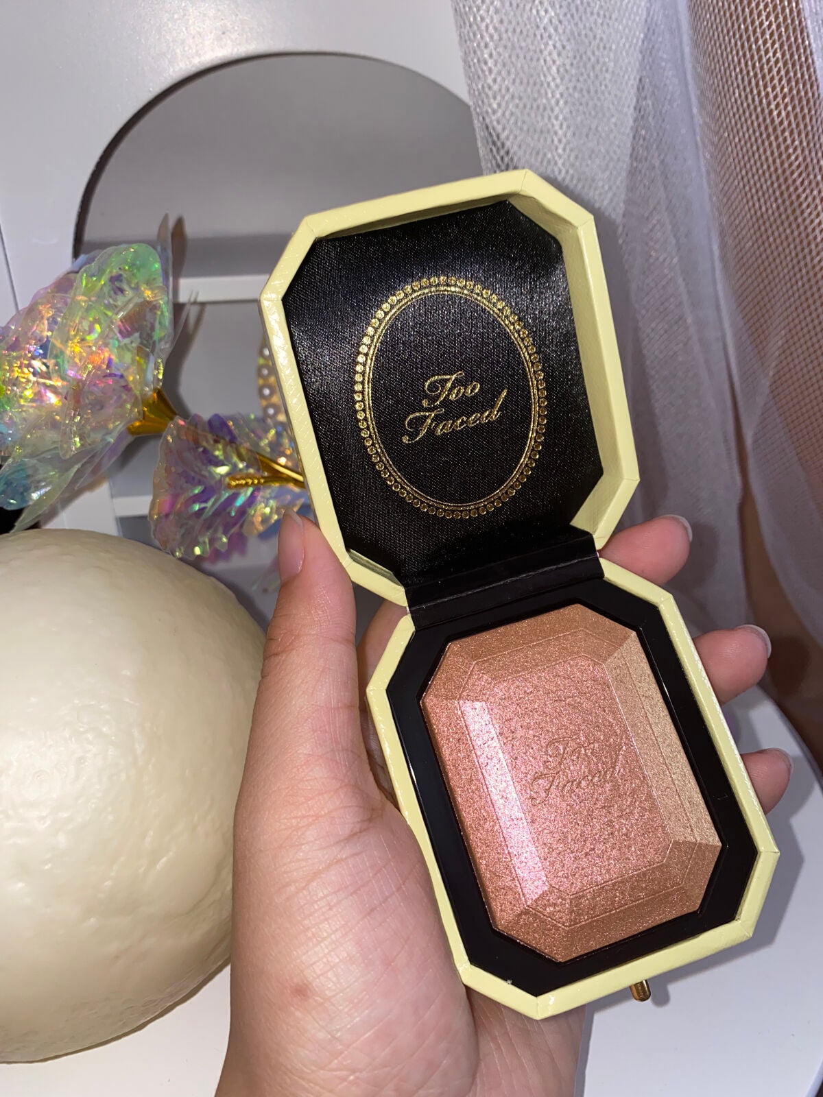 ダイヤモンドライト マルチユース ハイライター/Too Faced/パウダーハイライトを使ったクチコミ(4枚目)