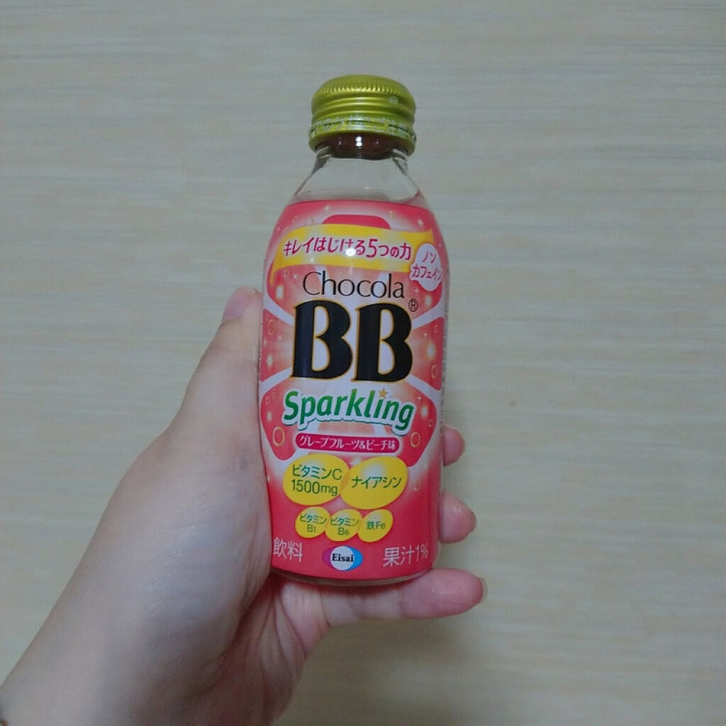チョコラBBスパークリング/チョコラBB/美容ドリンクを使ったクチコミ（1枚目）