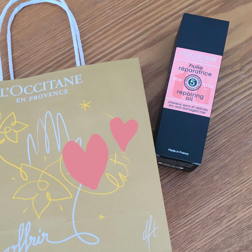 ファイブハーブス リペアリングヘアオイル/L'OCCITANE/ヘアオイルを使ったクチコミ(1枚目)