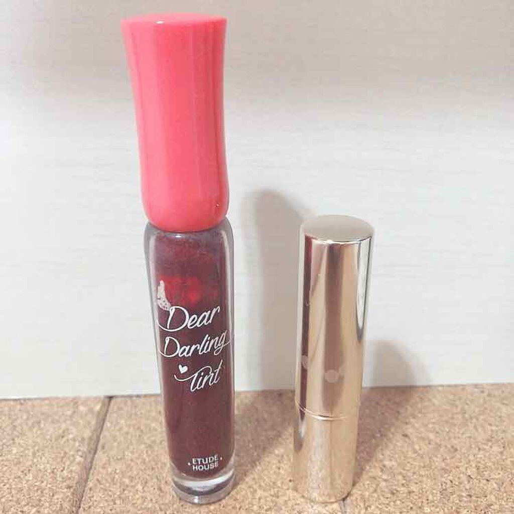 ディアダーリン ウォータージェルティント/ETUDE/リップティントを使ったクチコミ（3枚目）
