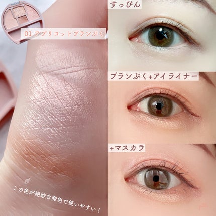 プランぷくコーデアイズ/キャンメイク/パウダーアイシャドウを使ったクチコミ(3枚目)