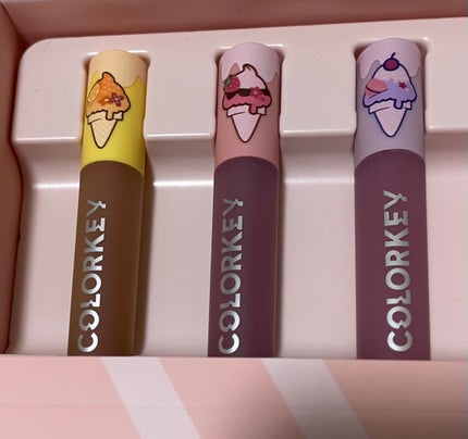 コールドスイーツ リップティント MINIリップボックス/COLORKEY/リップグロスを使ったクチコミ(3枚目)