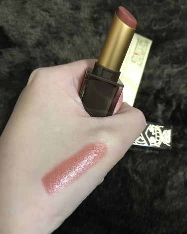 ルージュ アンリミテッド ラッカーシャイン ヌーディ ロゼオ(限定)/shu uemura/口紅を使ったクチコミ（2枚目）