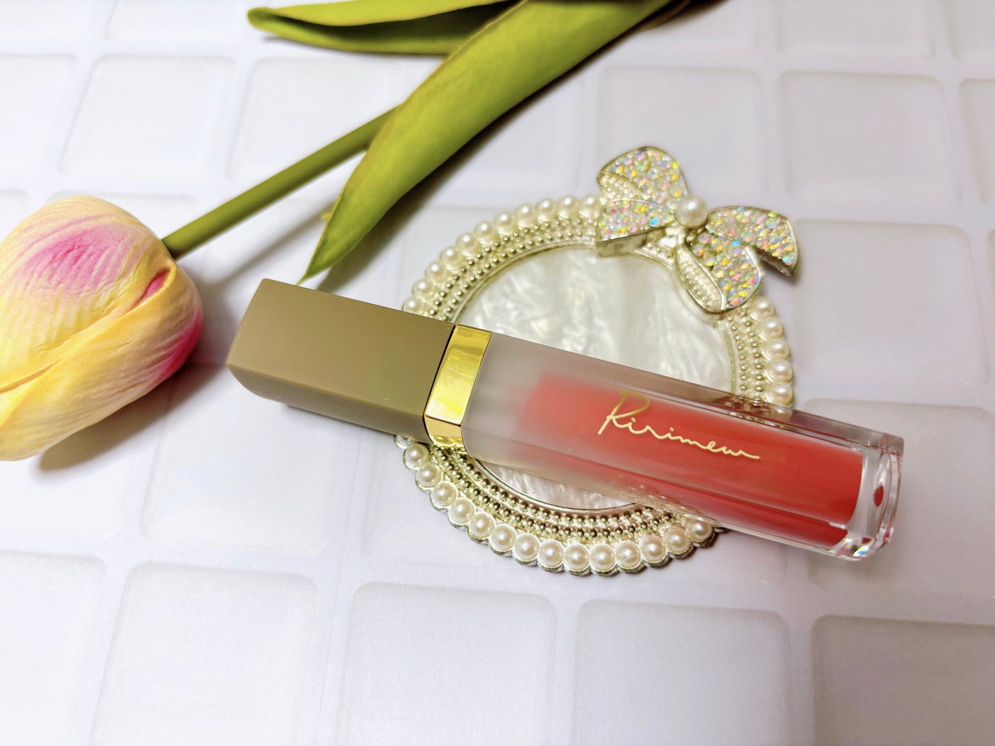 ミューテッドシアーティント/Ririmew/リップティントを使ったクチコミ(1枚目)