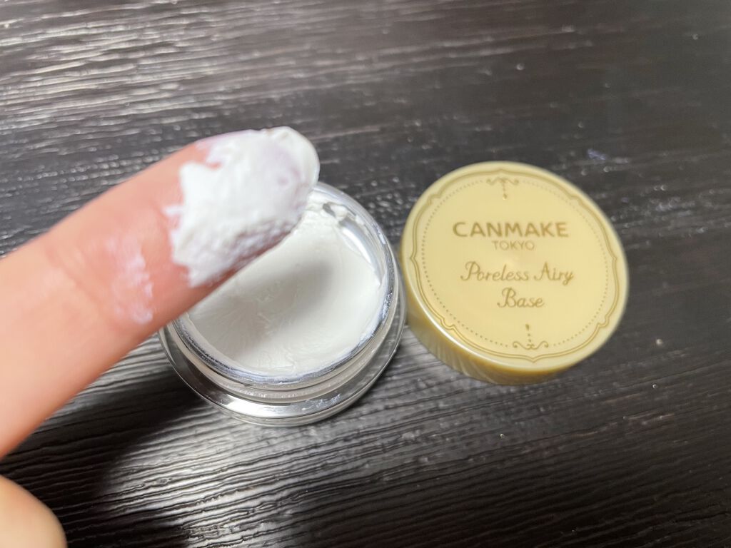 ポアレスエアリーベース/キャンメイク/化粧下地を使ったクチコミ（1枚目）