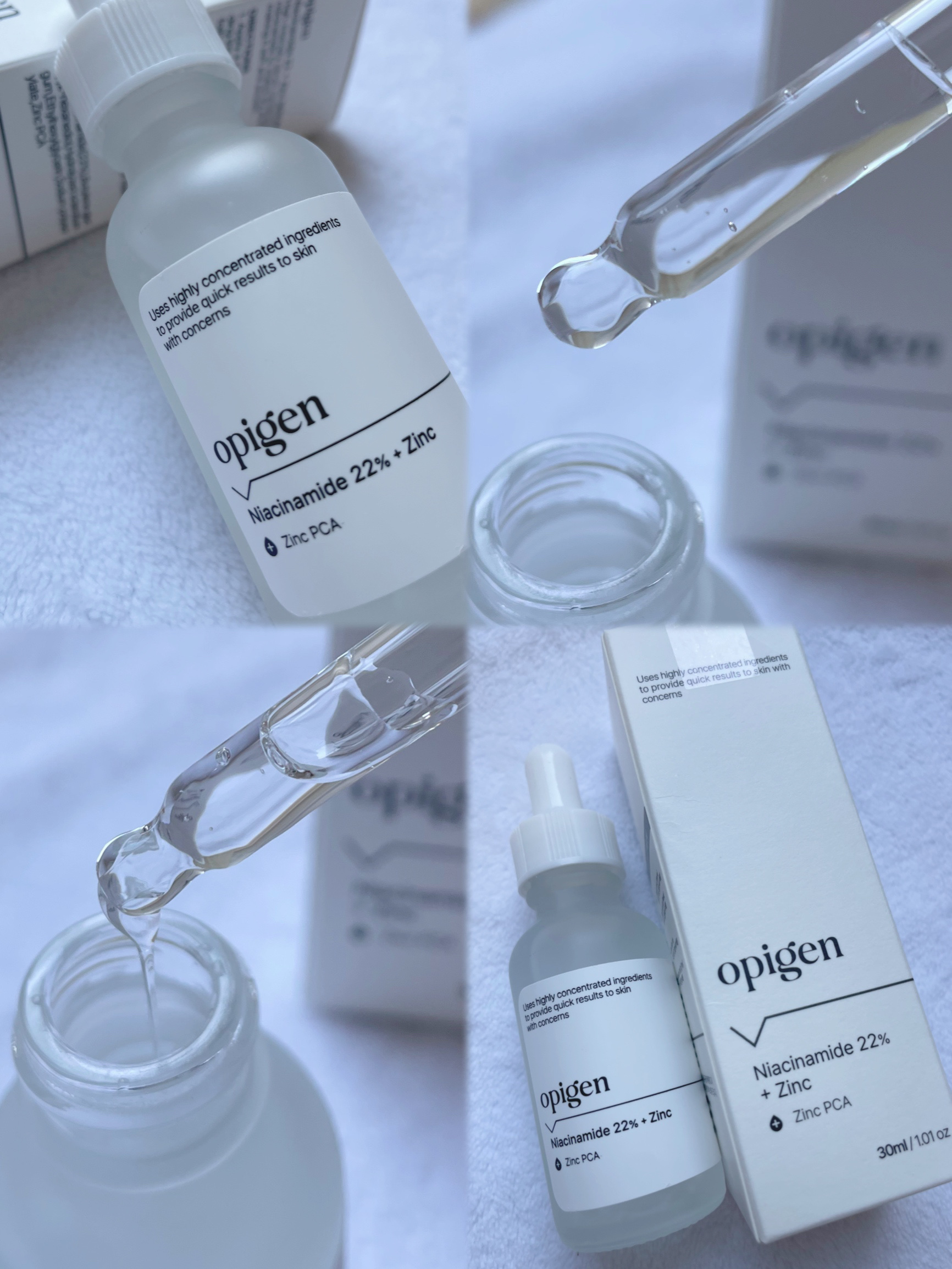 ナイアシンアミド 22% + 亜鉛 /opigen/美容液を使ったクチコミ（2枚目）