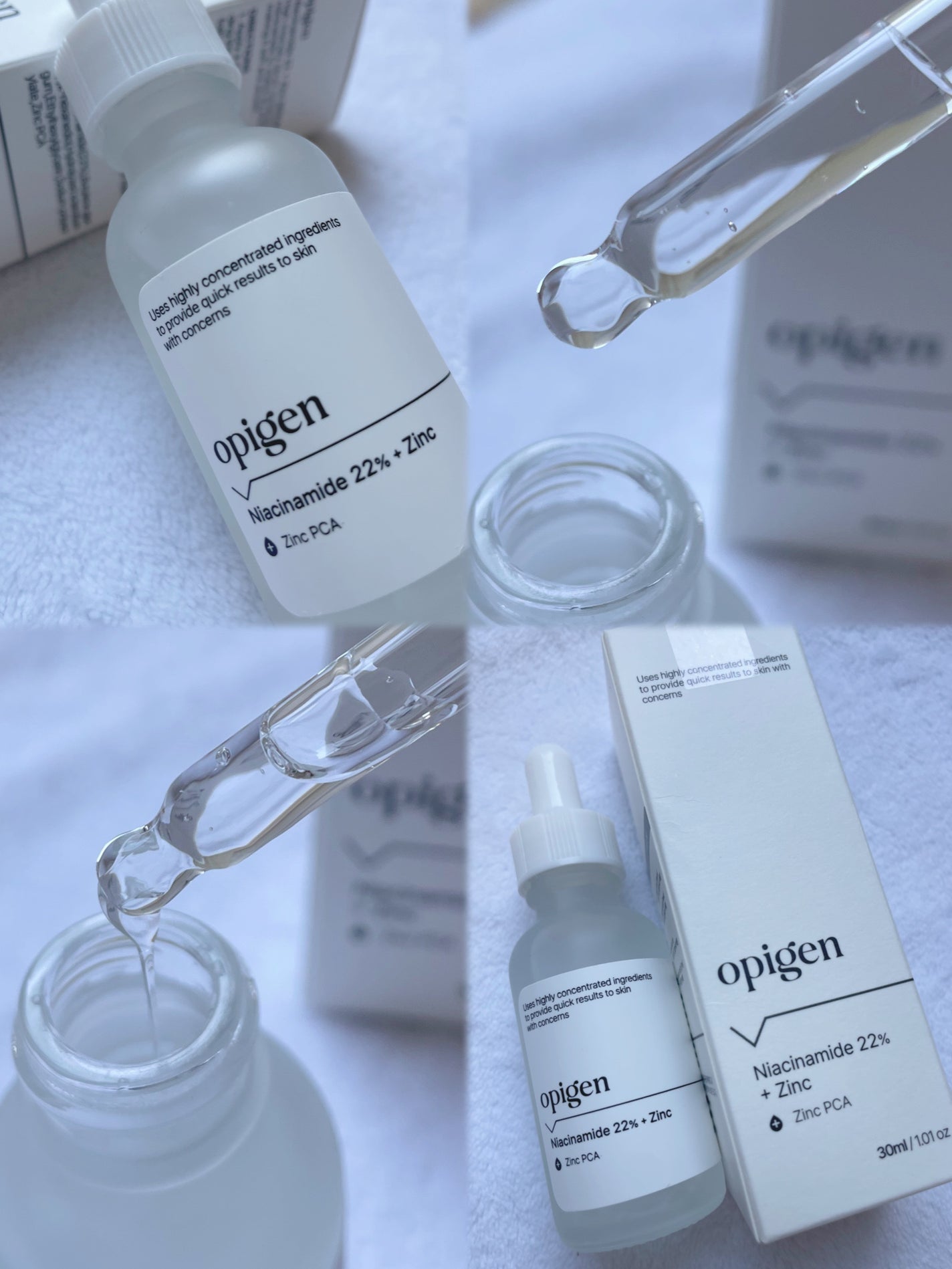 ナイアシンアミド 22% + 亜鉛 /opigen/美容液を使ったクチコミ(2枚目)