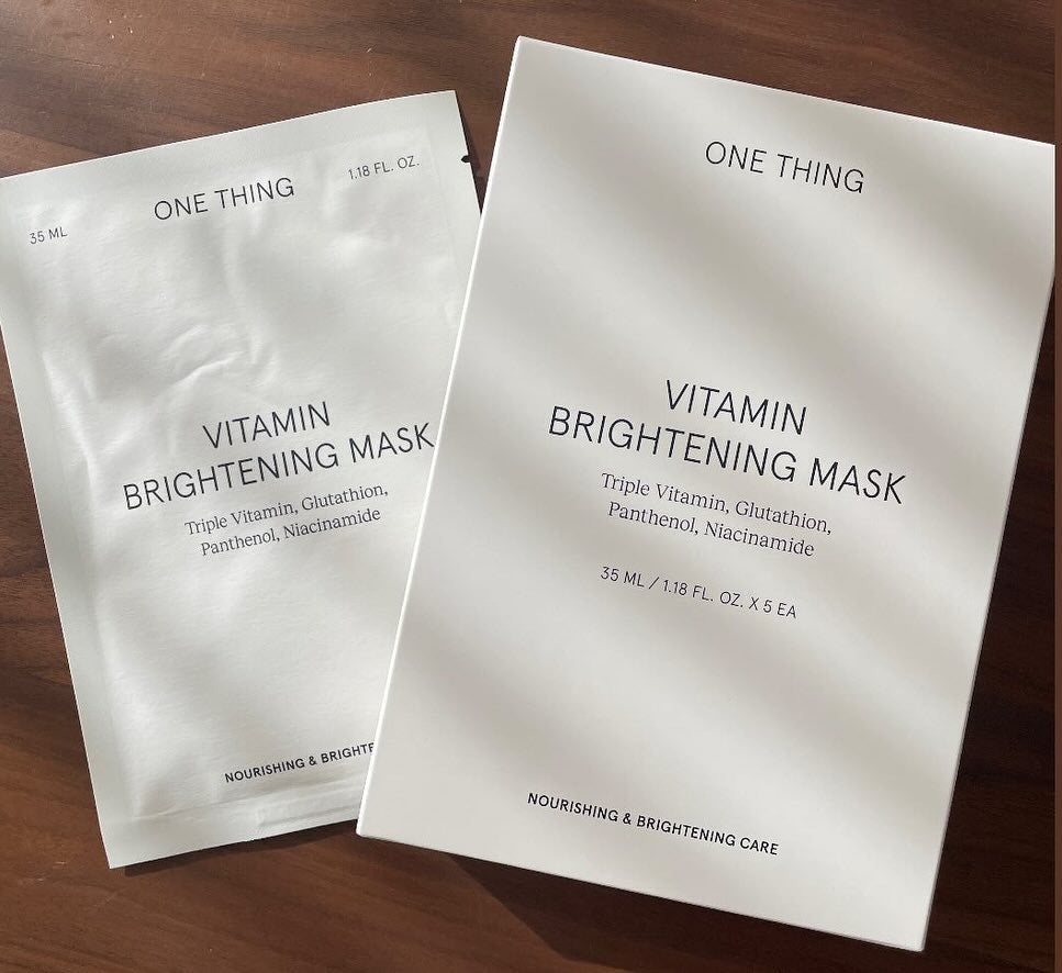 ビタミンブライトニングマスク/ONE THING/シートマスク・パックを使ったクチコミ(1枚目)