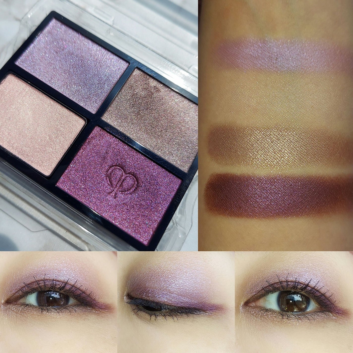 オンブルクルールクアドリ/クレ・ド・ポー ボーテ/アイシャドウパレットを使ったクチコミ(3枚目)