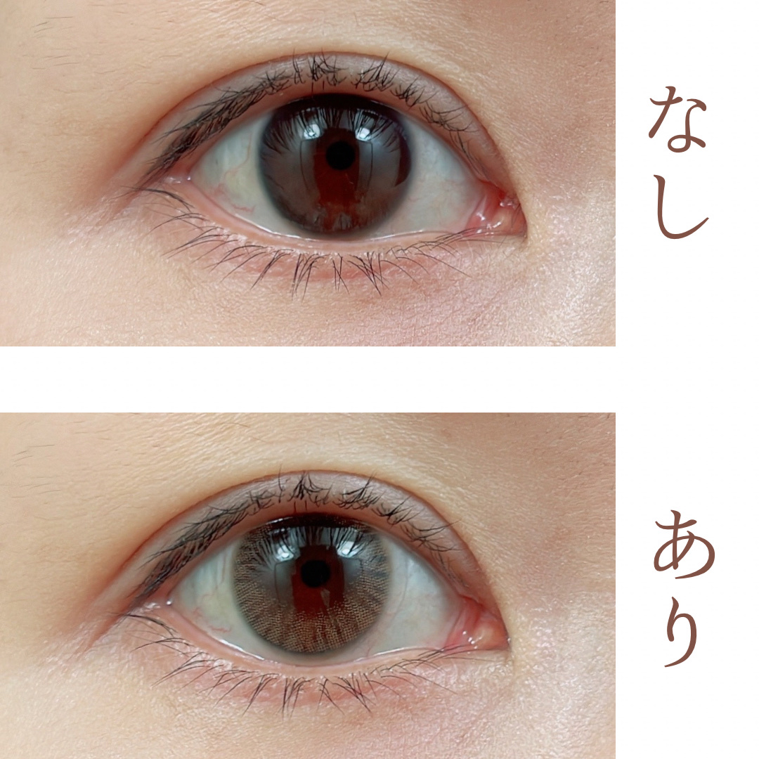 NARERU 1day 神無月キャメル/NARERU/ワンデー（１DAY）カラコンを使ったクチコミ（2枚目）