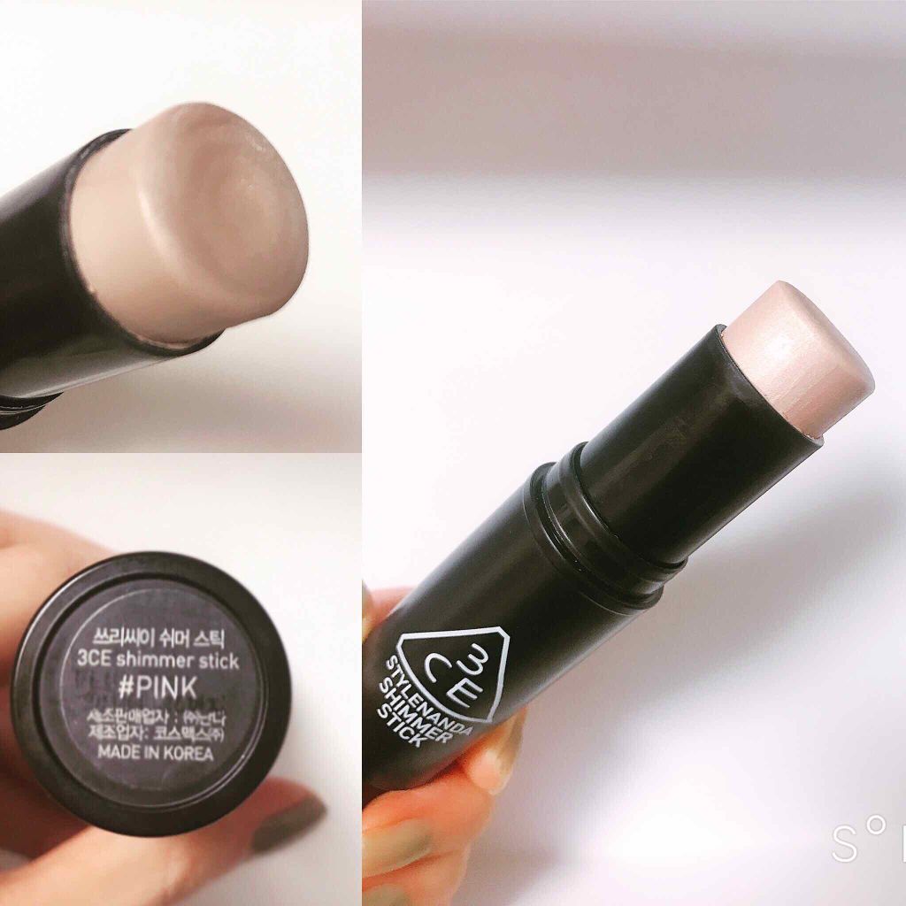 SHIMMER STICK/3CE/スティックハイライトを使ったクチコミ（2枚目）