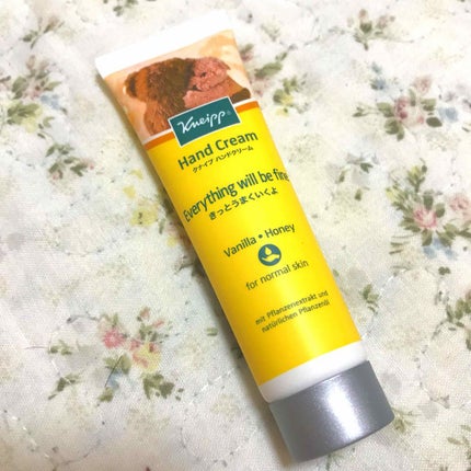 ハンドクリーム バニラ&ハニーの香り/クナイプ/ハンドクリームを使ったクチコミ(1枚目)
