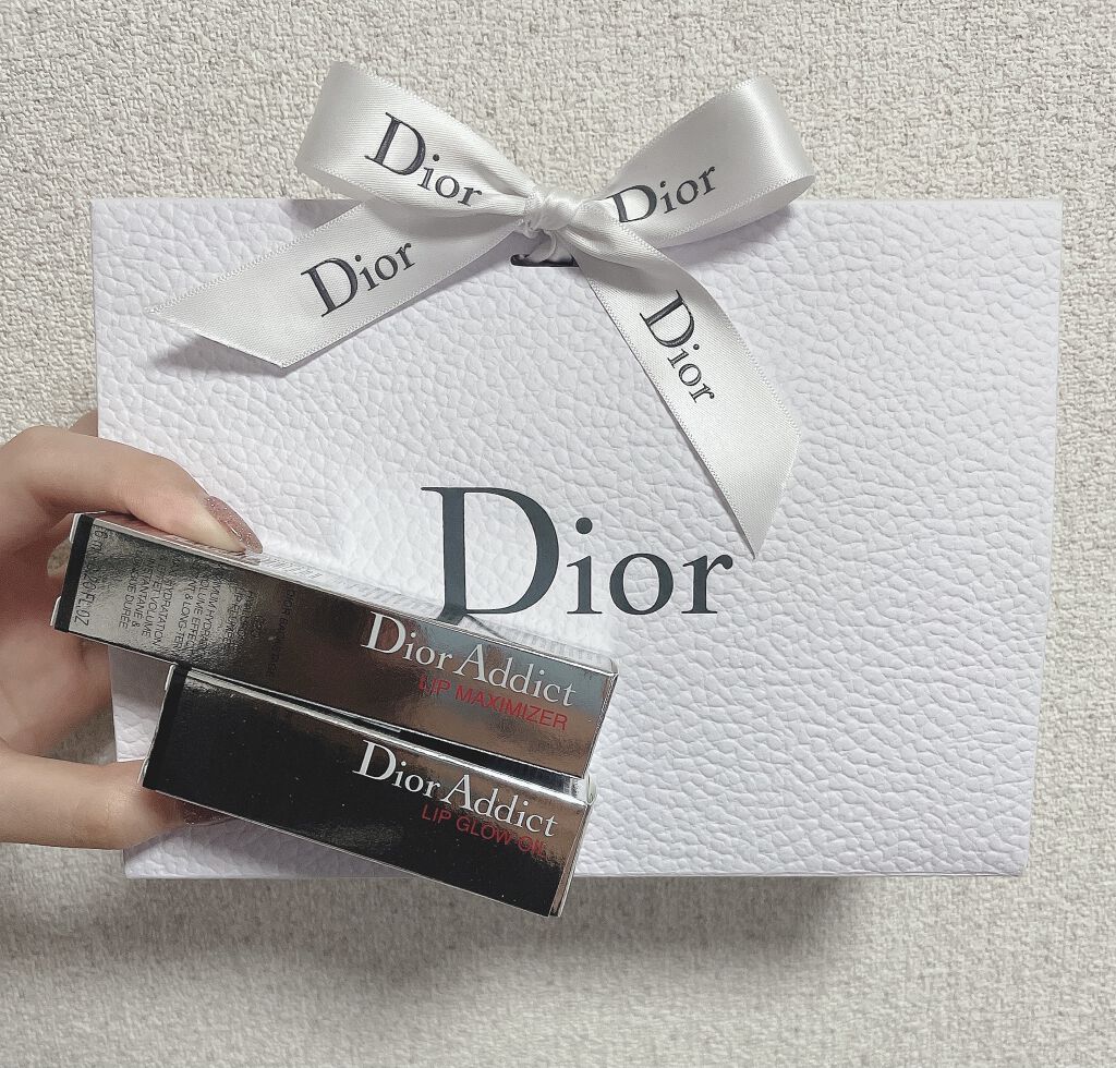ディオール アディクト リップ グロウ オイル 020 マホガニー  （生産終了）/Dior/リップグロスを使ったクチコミ（3枚目）