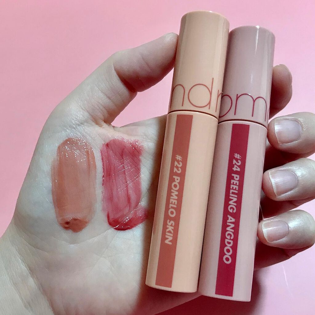 ジューシーラスティングティント/rom&nd/リップティントを使ったクチコミ(2枚目)