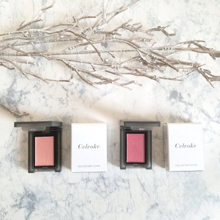 セルヴォーク ヴォランタリー アイズ/Celvoke/単色アイシャドウを使ったクチコミ(2枚目)