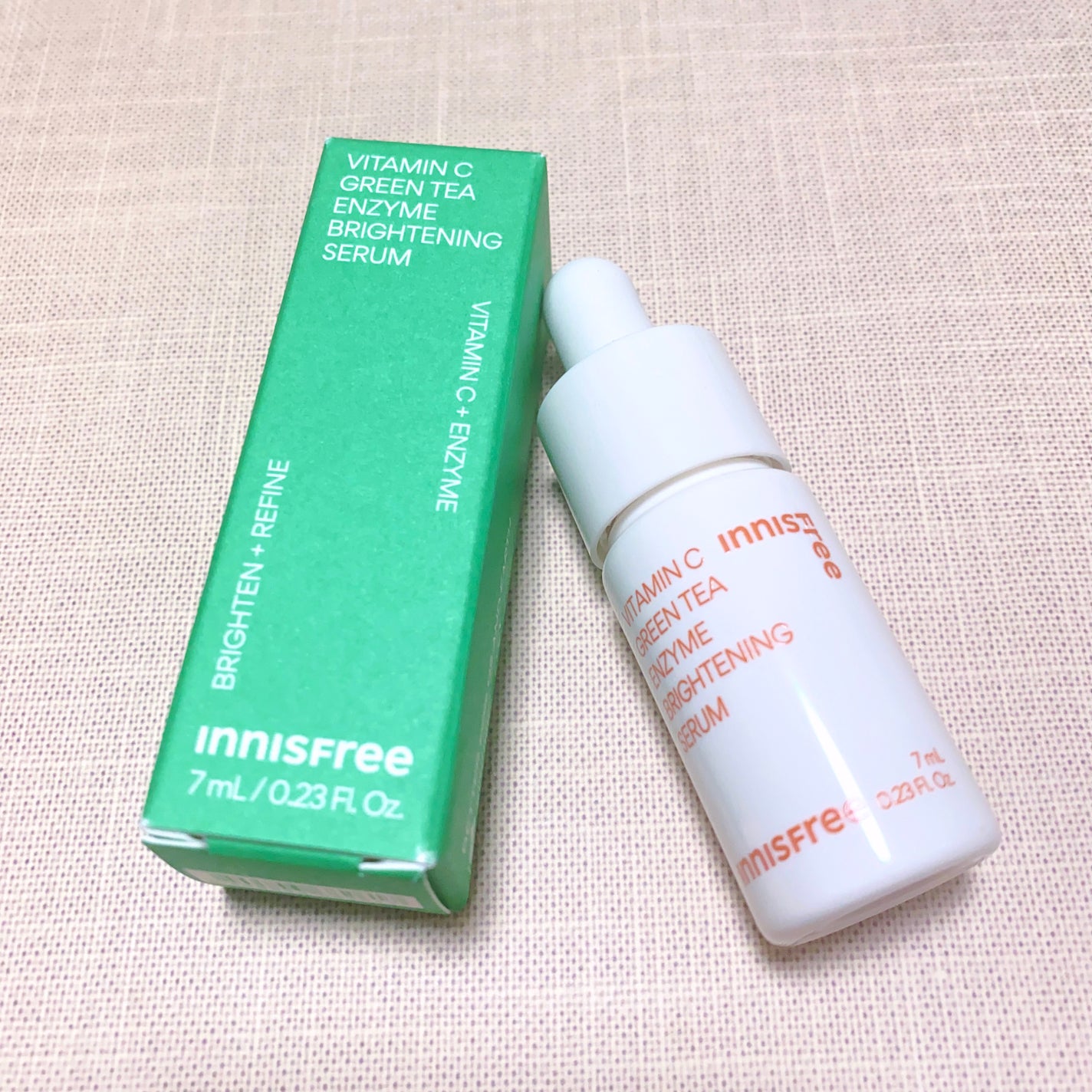 ビタC グリーンティーエンザイム ブライト セラム/innisfree/美容液を使ったクチコミ(1枚目)