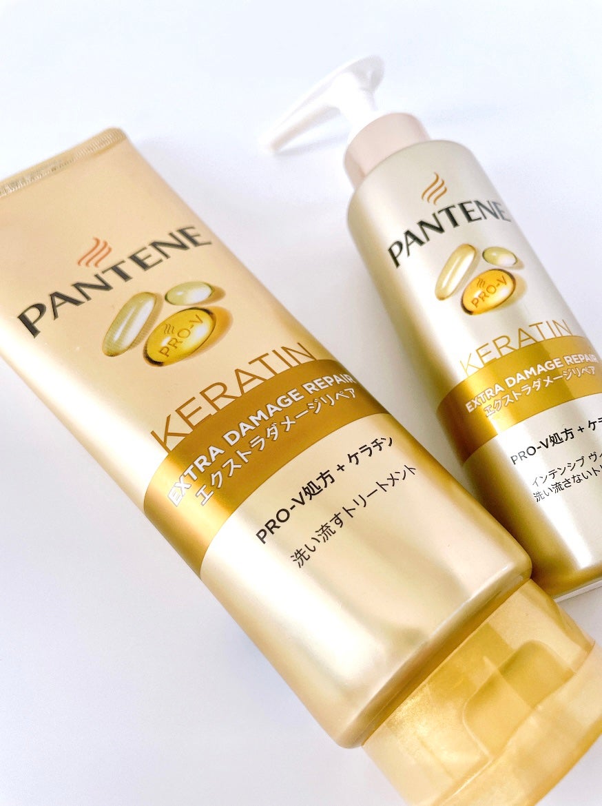 エクストラダメージケア デイリー補修トリートメント/パンテーン/洗い流すヘアトリートメントを使ったクチコミ(7枚目)