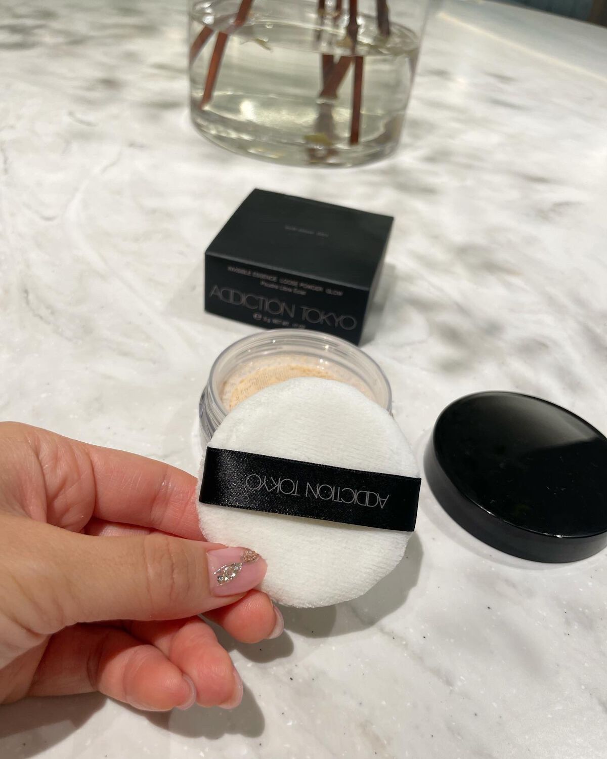 インビジブル エッセンス ルースパウダー トランスルーセント /ADDICTION/ルースパウダーを使ったクチコミ（3枚目）