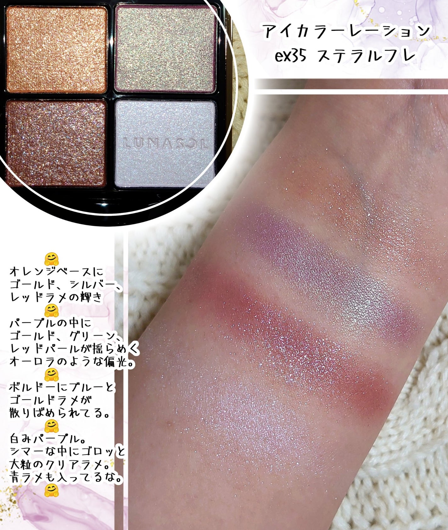 ステラドリームコフレ /LUNASOL/メイクアップキットを使ったクチコミ(3枚目)